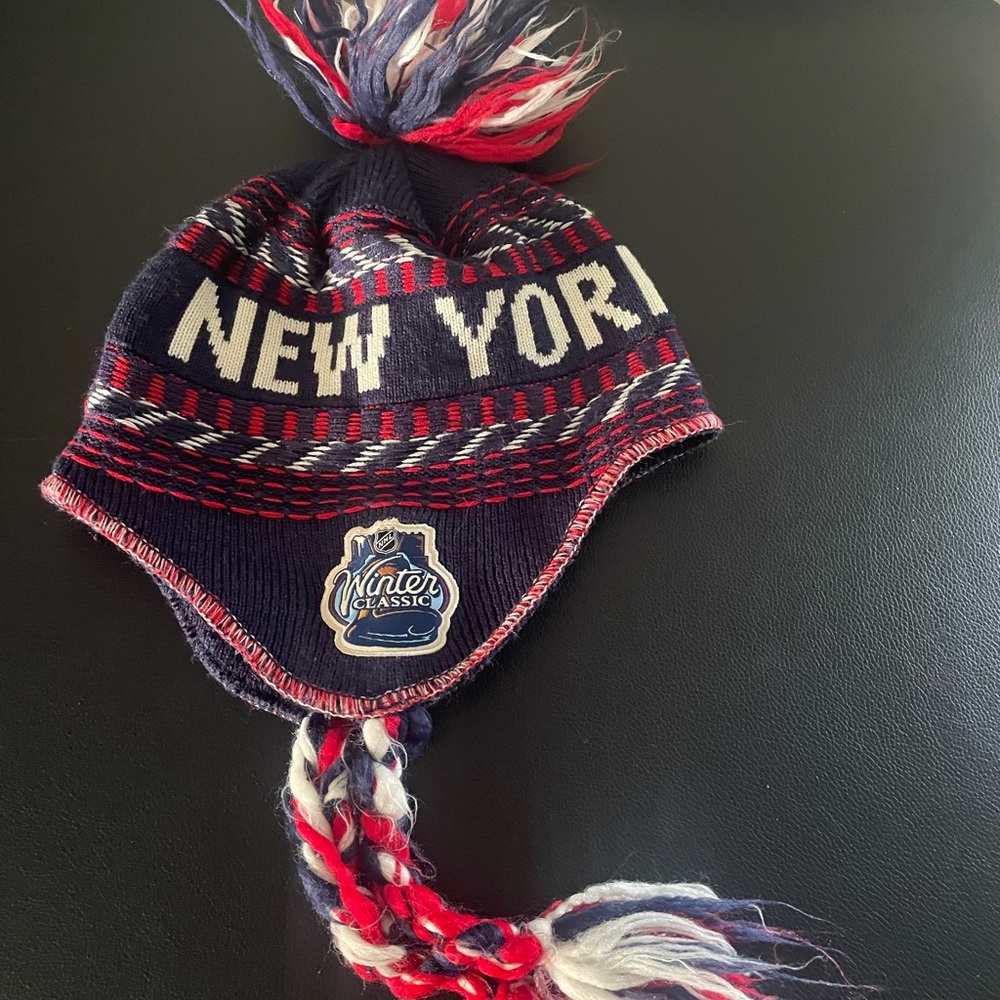 Reebok New York Rangers NHL winter classic winter hat unisex